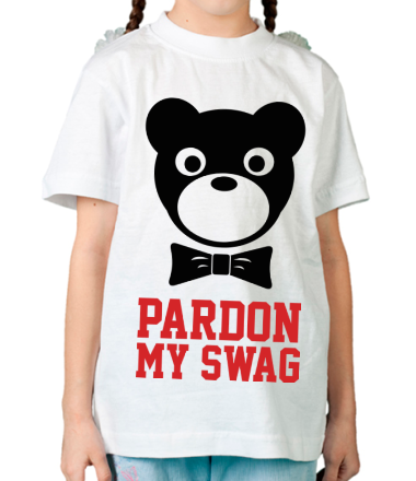 Детская футболка Pardon my SWAG