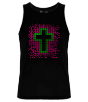 Мужская майка Pixel Cross фото