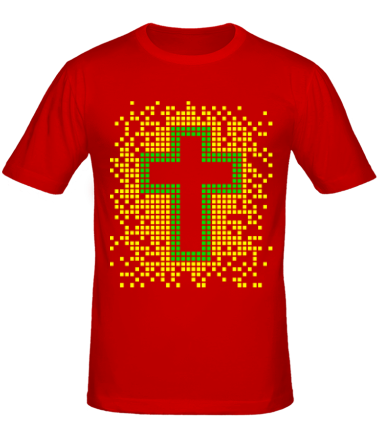 Мужская футболка Pixel Cross