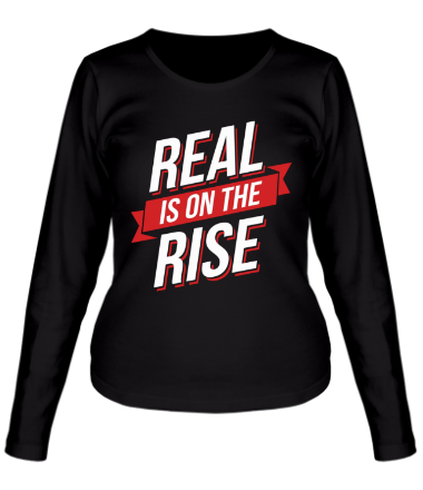 Женская футболка длинный рукав Real Rise