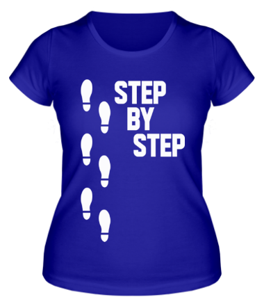Женская футболка Step by Step