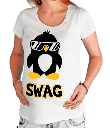 Футболка для беременных SWAG Penguin