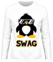 Мужская футболка длинный рукав SWAG Penguin фото