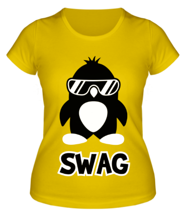 Женская футболка SWAG Penguin