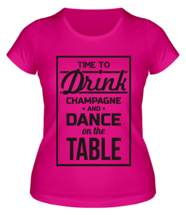 Женская футболка Time to Drink