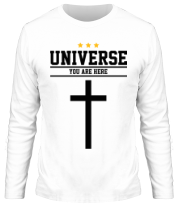 Мужская футболка длинный рукав Universe фото