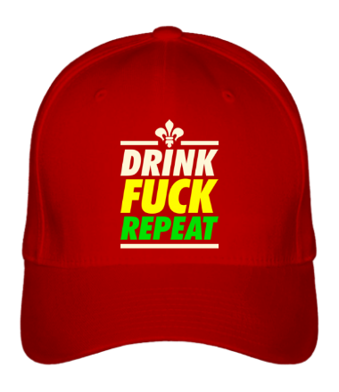Бейсболка Drink - Fuck - Repeat