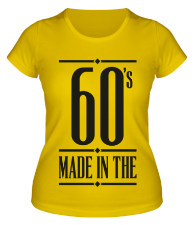 Женская футболка Made in the 60s