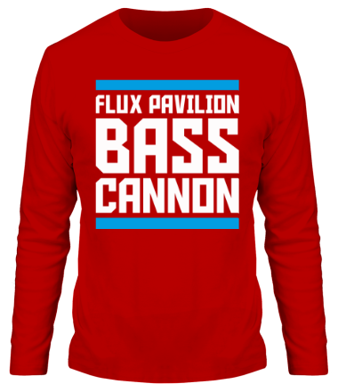 Мужская футболка длинный рукав Bass Cannon