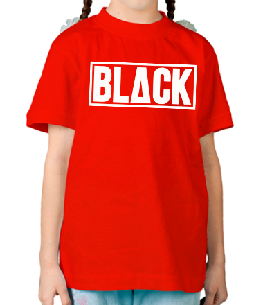 Детская футболка Black