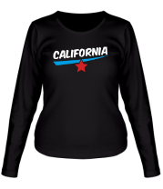 Женская футболка длинный рукав California фото