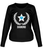 Женская футболка длинный рукав Diamond Star фото