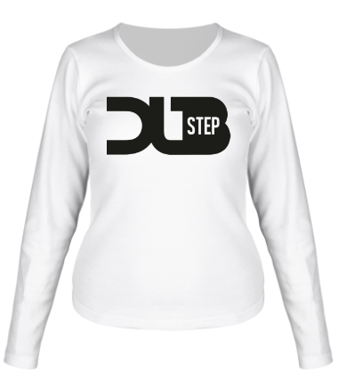 Женская футболка длинный рукав DJ DubStep