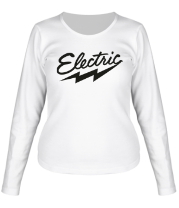 Женская футболка длинный рукав Electric Ray фото