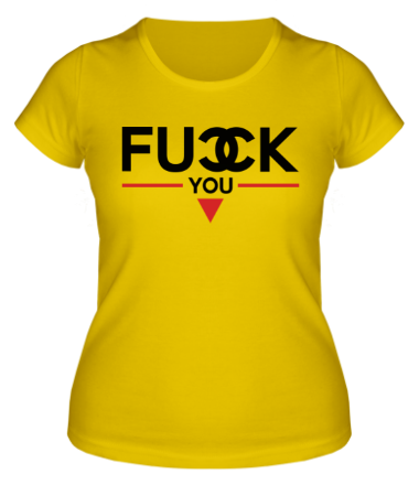 Женская футболка Fcky