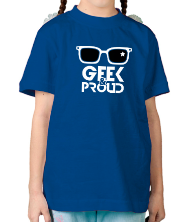 Детская футболка Geek & Proud