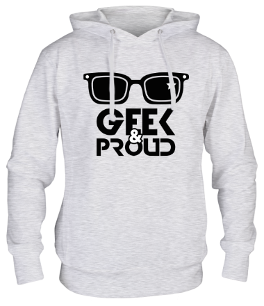 Толстовка худи Geek & Proud