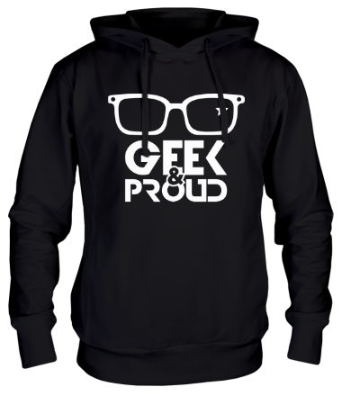 Толстовка худи Geek & Proud