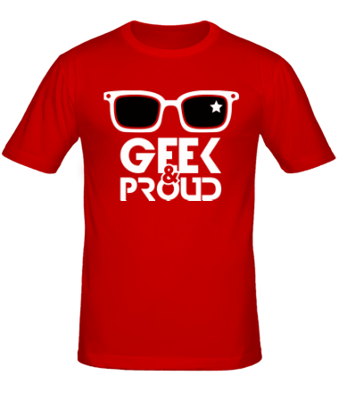 Мужская футболка Geek & Proud