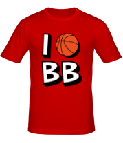 Мужская футболка I love Basketball фото