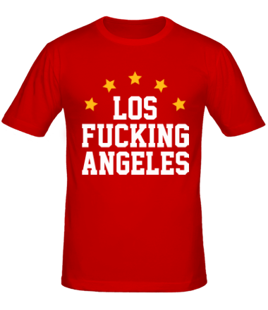 Мужская футболка Los Fucking Angeles