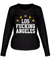 Женская футболка длинный рукав Los Fucking Angeles фото
