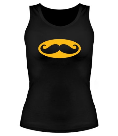 Женская майка борцовка Moustache Batman