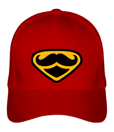 Бейсболка Moustache Superman