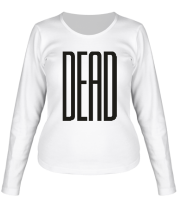 Женская футболка длинный рукав Long Dead фото