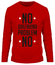 Мужская футболка длинный рукав No Girlfriend фото