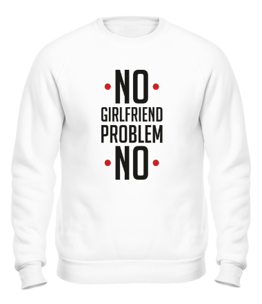 Толстовка без капюшона No Girlfriend