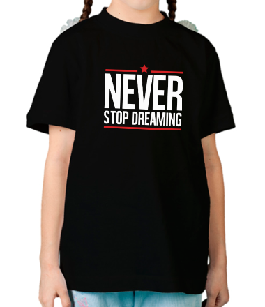 Детская футболка Never Stop