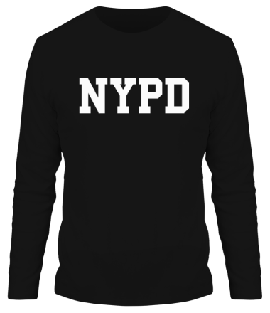 Мужская футболка длинный рукав NYPD