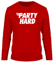 Мужская футболка длинный рукав Party Hard фото