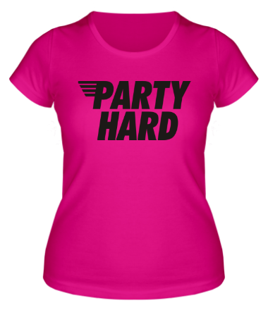 Женская футболка Party Hard