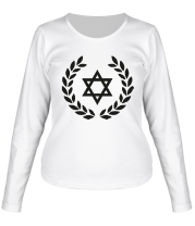 Женская футболка длинный рукав Star of David фото