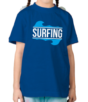 Детская футболка Surfing фото