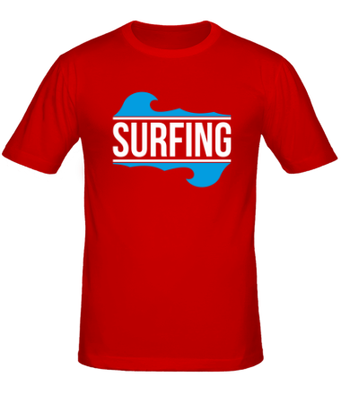 Мужская футболка Surfing