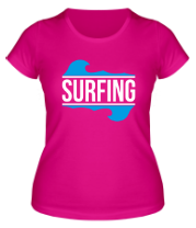 Женская футболка Surfing фото