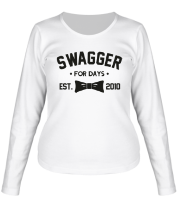 Женская футболка длинный рукав Swagger фото