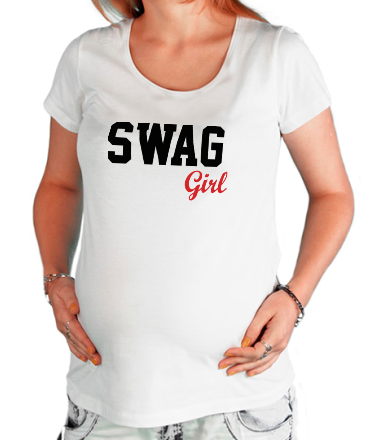 Футболка для беременных SWAG Girl