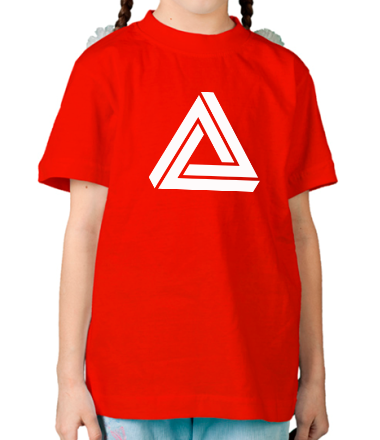 Детская футболка Triangle Visual Illusion