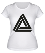 Женская футболка Triangle Visual Illusion фото