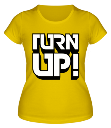 Женская футболка Turn UP!