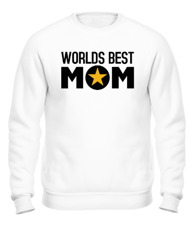 Толстовка без капюшона Worlds Best Mom