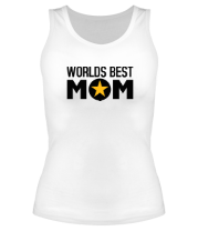Женская майка борцовка Worlds Best Mom фото