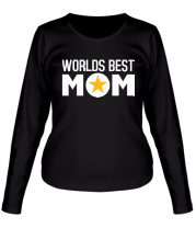 Женская футболка длинный рукав Worlds Best Mom фото