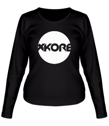 Женская футболка длинный рукав XKore