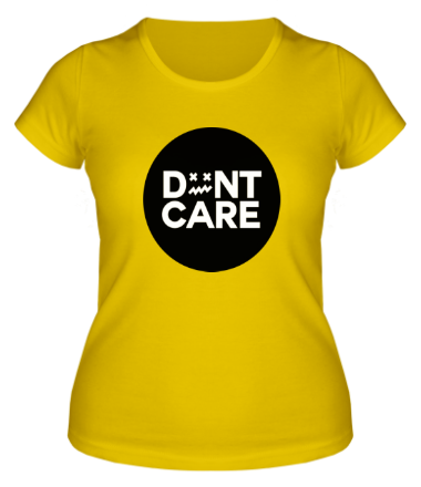 Женская футболка Dont Care