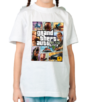 Детская футболка GTA 5 poster фото